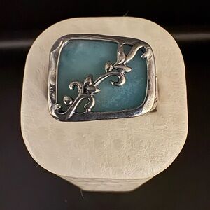 *Rare/Retired Silpada 925 Stamped Ring.